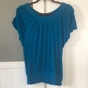 Express teal shirt